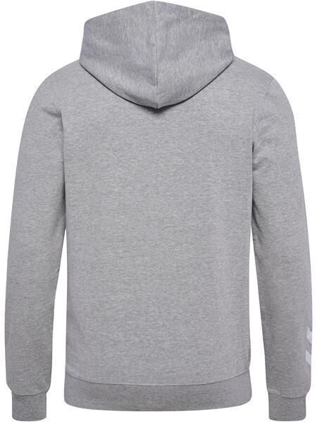 HUMMEL hmlELEMENTAL HOODIE - GREY MELANGE - M