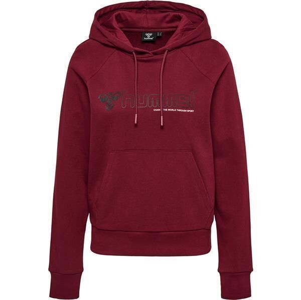 HUMMEL hmlNONI 2.0 HOODIE - CABERNET - XS