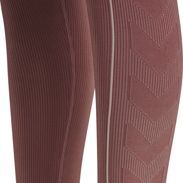 Hummel hmlTE CHRISTEL SEAMLESS MW TIGHTS WITHERED ROSE/ROSE TAN MELANGE XL