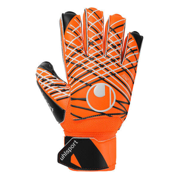 uhlsport Soft Resist+ Flex Frame Torwarthandschuhe Erwachsene fluo orange/weiß/schwarz 10,5