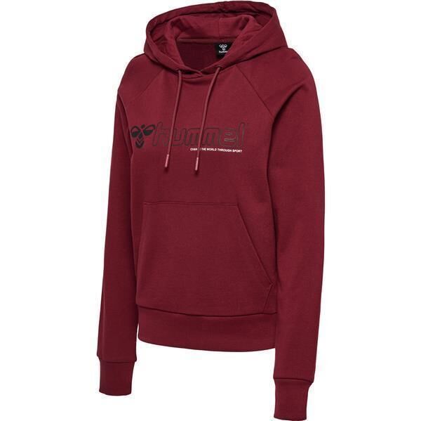 HUMMEL hmlNONI 2.0 HOODIE - CABERNET - XS