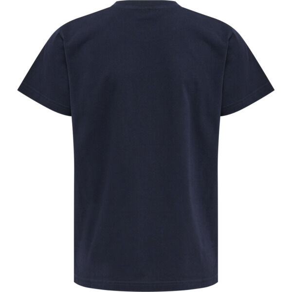 Hummel hmlRED BASIC T-SHIRT S/S KIDS - MARINE - 128