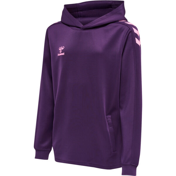 Hummel hmlCORE XK POLY KIDS SWEAT HOODIE - ACAI - 152