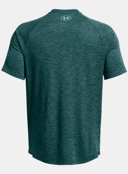 Under Armour UA Tech Textured SS-BLU T- Shirt Männer hydro teal M