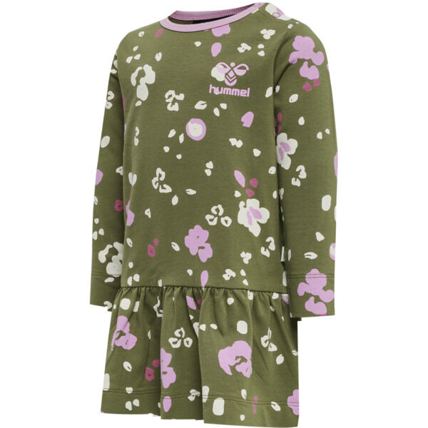 Hummel hmlALISA DRESS L/S - CAPULET OLIVE - 74