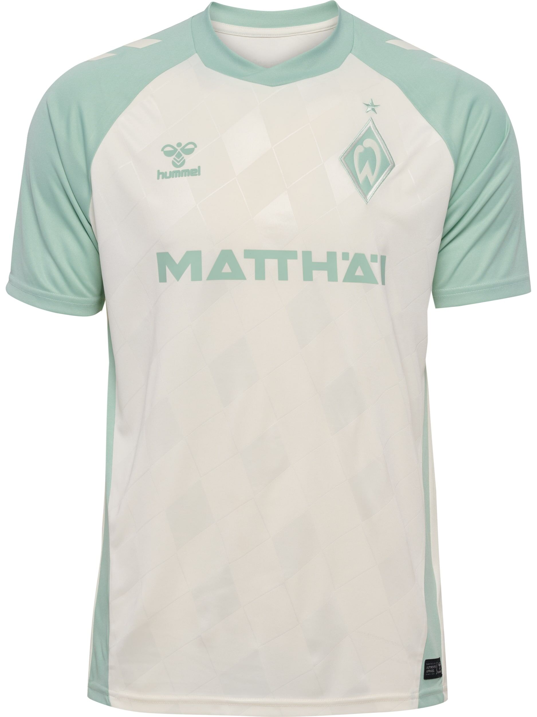 Hummel Werder Bremen Auswärtstrikot 2024/2025 Herren MARSHMELLOW/SILT GREEN XL