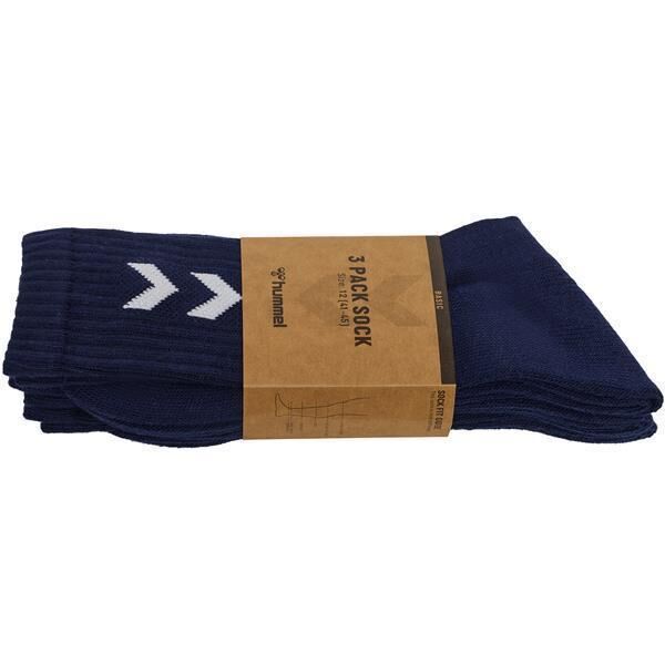 Hummel 3-Pack Basic Sock MARINE 36-40