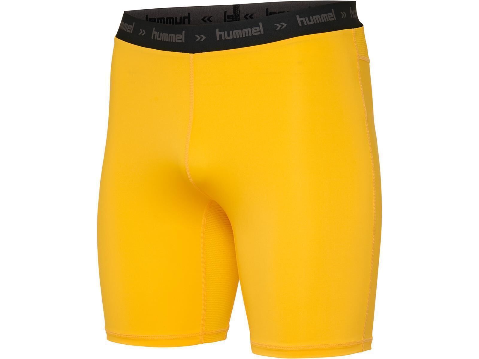 Hummel  HML FIRST PERFORMANCE TIGHT SHORTS Gelb Größe S