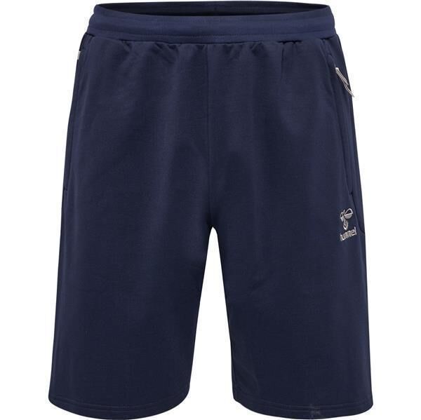 Hummel hmlMOVE GRID COTTON SHORTS - MARINE - S