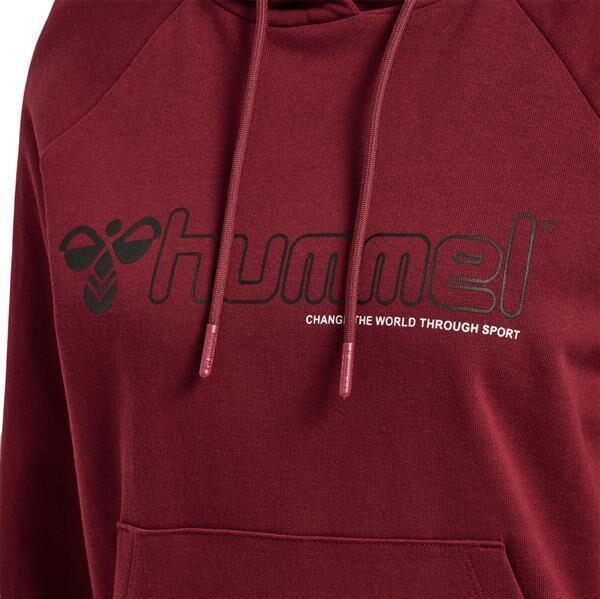 HUMMEL hmlNONI 2.0 HOODIE - CABERNET - XS