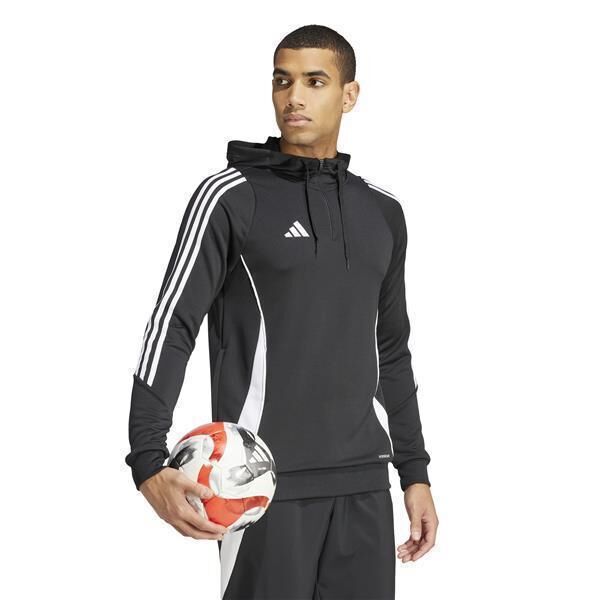 adidas Tiro 24 Half Zip Hoodie Herren schwarz/weiß L