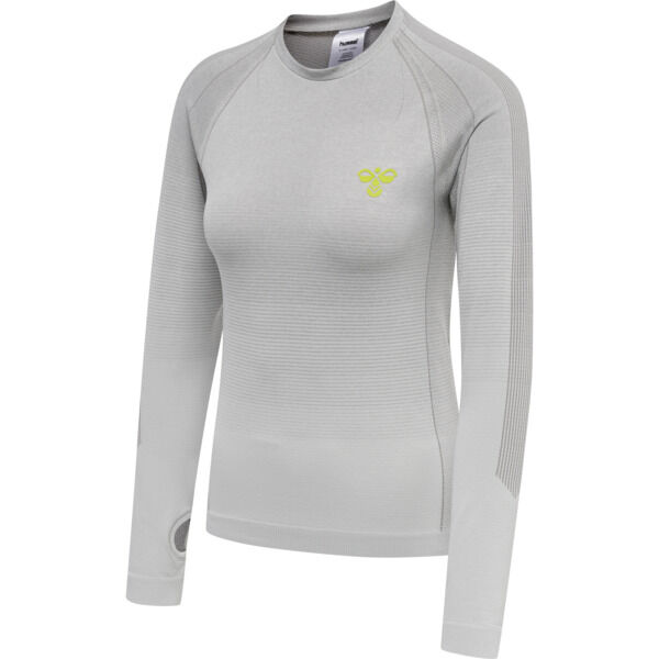 Hummel hmlGG12 TRAINING SEAMLESS L/S WOMAN - ALLOY MELANGE - M