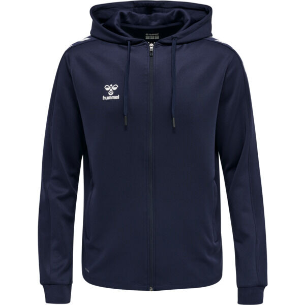 Hummel hmlCORE XK POLY ZIP HOOD SWEAT - MARINE - L