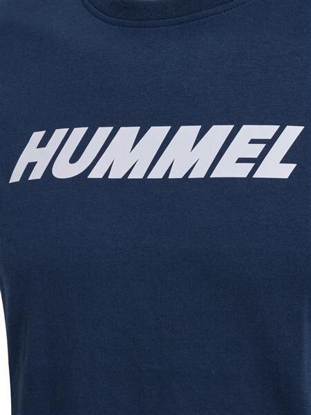 HUMMEL hmlELEMENTAL LOGO COTTON TEE - DRESS BLUES - L