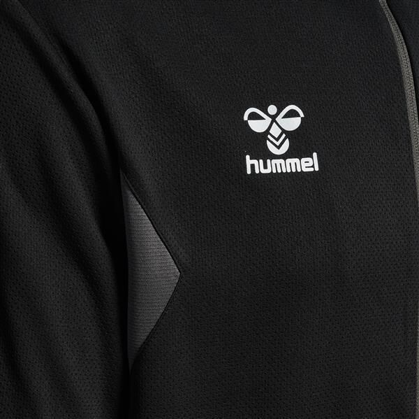 Hummel hmlAUTHENTIC PL ZIP HOODIE - BLACK - S