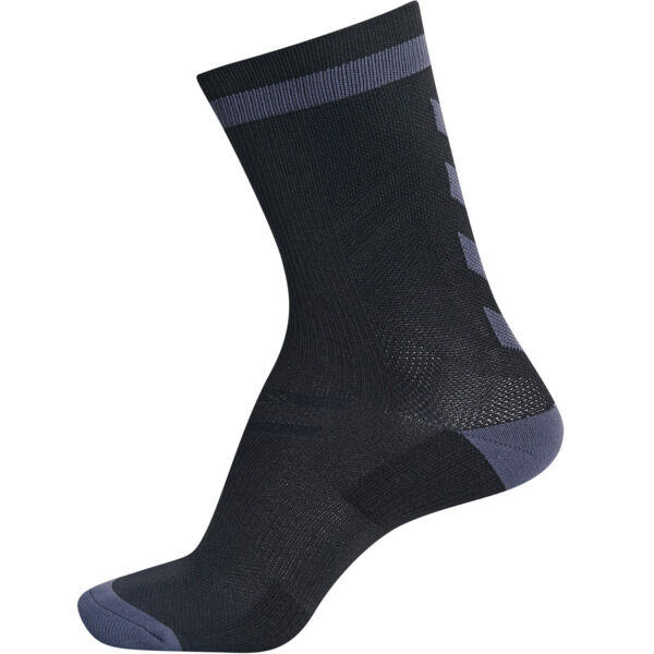 Hummel ELITE INDOOR SOCK LOW - BLACK/ASPHALT - 27/30