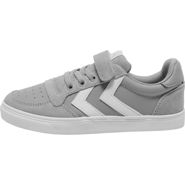 Hummel SLIMMER STADIL LEATHER LOW JR - ALLOY - 34