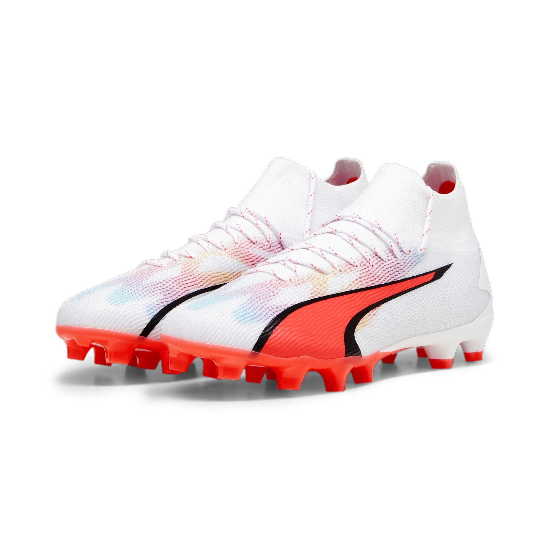 Puma Ultra Pro FG/AG Fussballschuhe puma white-puma black-fire orchid 42,5