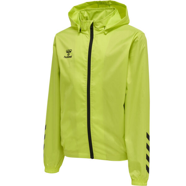 Hummel hmlCORE XK SPRAY JACKET KIDS - LIME POPSICLE - 116