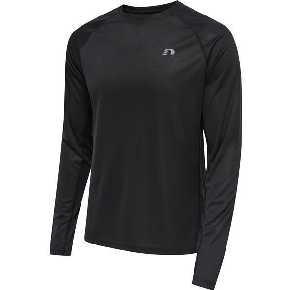 Hummel MEN CORE RUNNING T-SHIRT L/S - BLACK - 2XL