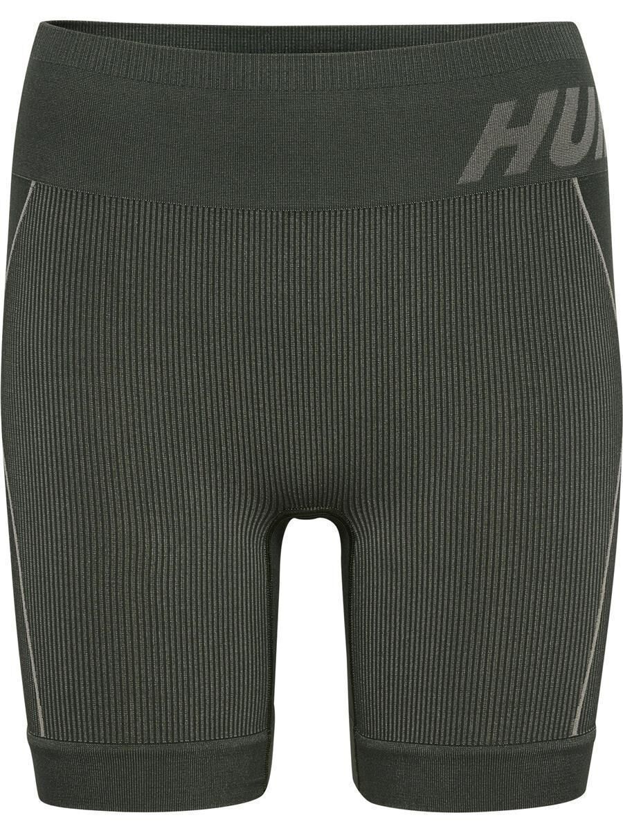 Hummel hmlTE CHRISTEL SEAMLESS SHORTS CLIMBING IVY/SEAGRASS MELANGE XS