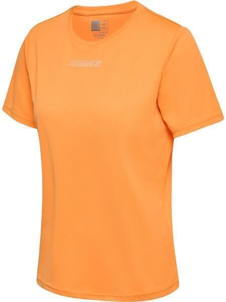 Hummel hmlTE TOLA T-SHIRT - BLAZING ORANGE - XS