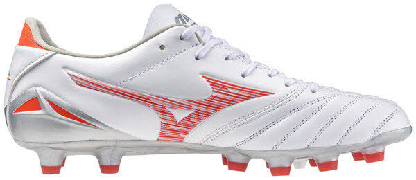 Mizuno Corporation Morelia Neo IV Pro ( U ) Fussballschuhe white/radiant Red 44