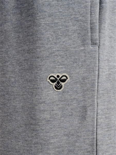 Hummel hmlREGULAR SWEATPANT BEE - GREY MELANGE - M