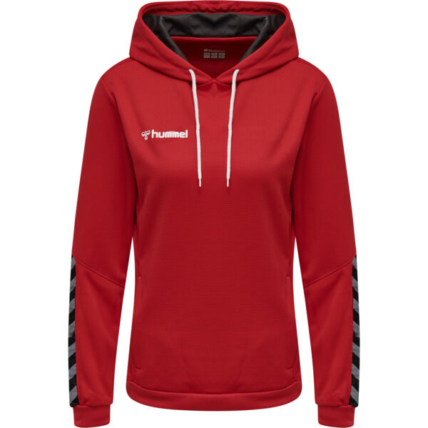 Hummel hmlAUTHENTIC POLY HOODIE WOMAN - TRUE RED - S