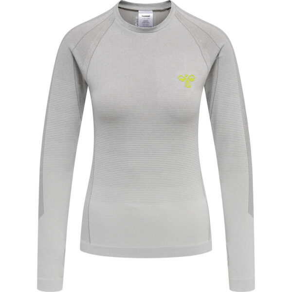 Hummel hmlGG12 TRAINING SEAMLESS L/S WOMAN - ALLOY MELANGE - M