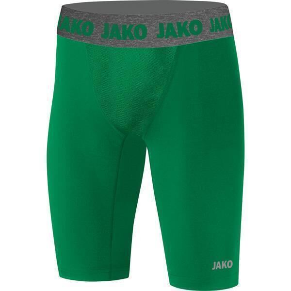 JAKO Short Tight Compression 2.0 S Sportgrün