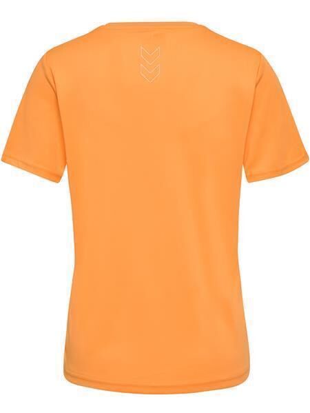 Hummel hmlTE TOLA T-SHIRT - BLAZING ORANGE - XS