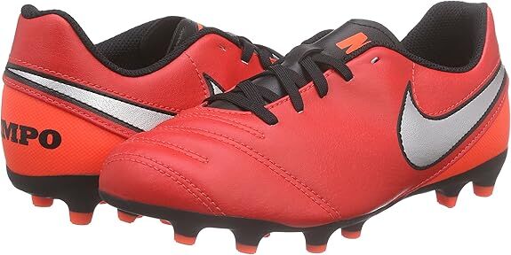 Nike Junior Tiempo Rio III FG rot/silber/orange 38