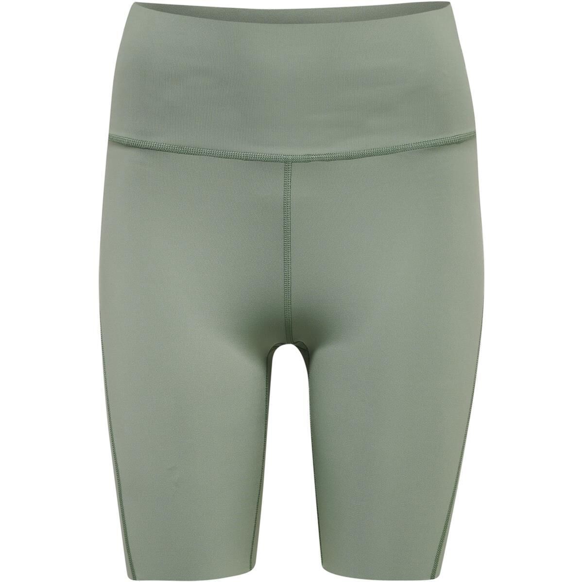 Hummel hmlMT GRACE HW TIGHT SHORTS - LILY PAD - XS