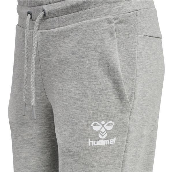 Hummel hmlNONI 2.0 TAPERED PANTS - GREY MELANGE - XS