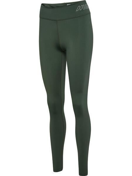 Hummel hmlTE FUNDAMENTAL MID WAIST TIGHTS - CLIMBING IVY - XS