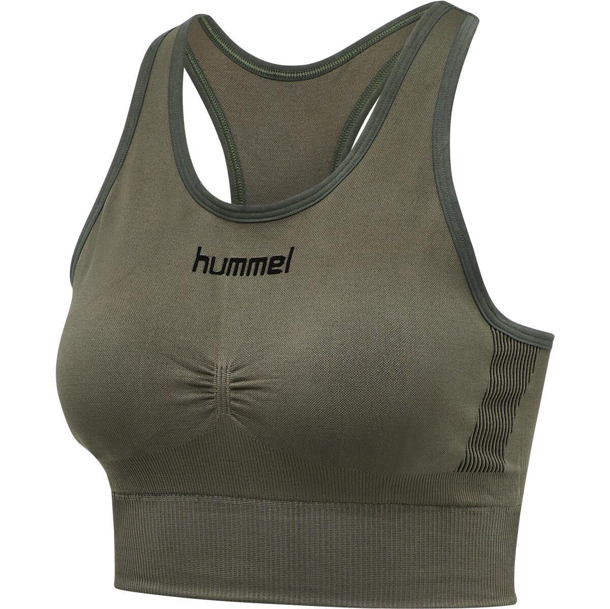 Hummel HUMMEL FIRST SEAMLESS BRA WOMAN - GRAPE LEAF - XL-2X