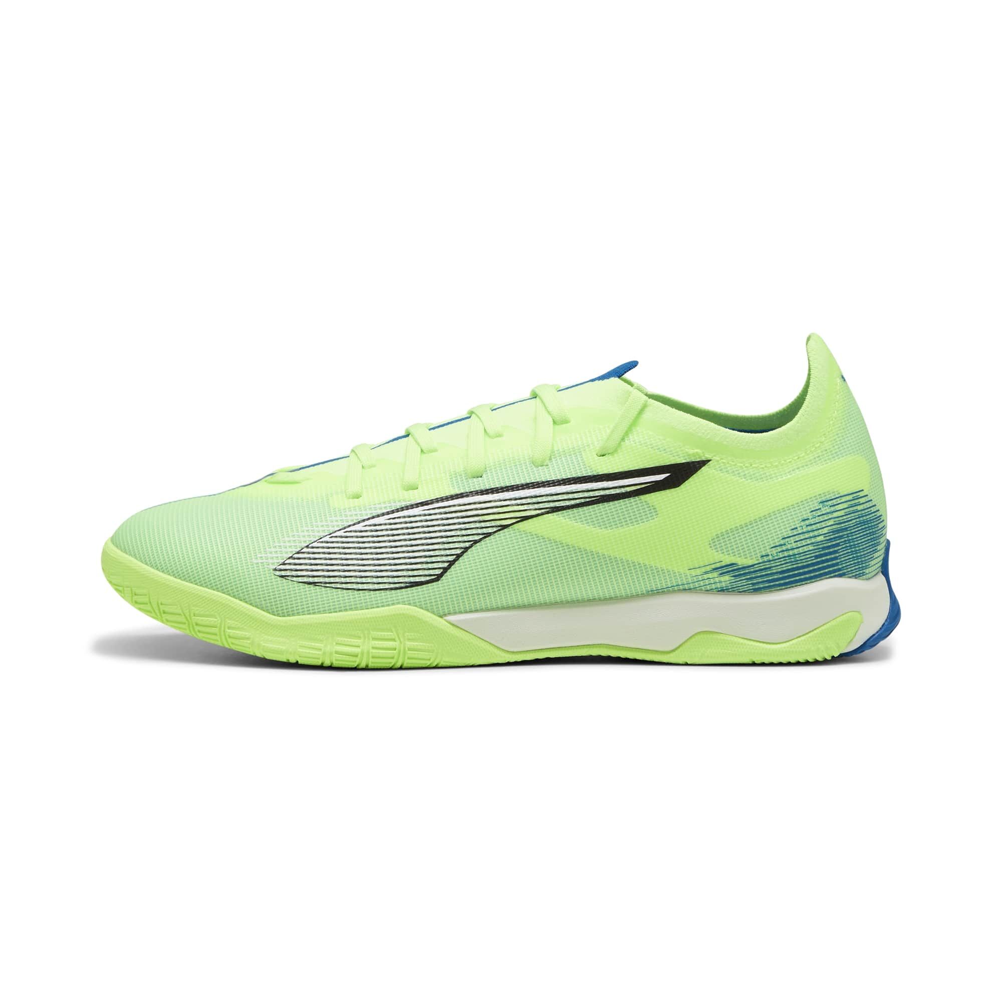 Puma Ultra 5 Match IT Hallenschuhe fizzy apple-puma white-bluemazing 47