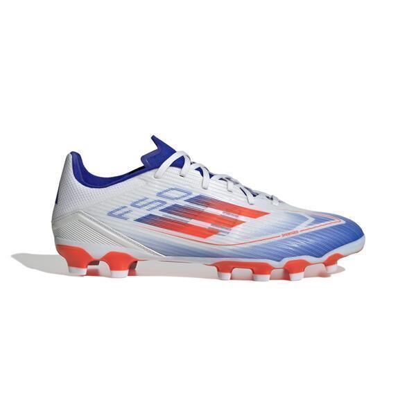 adidas F50 League MG Fussballschuhe  Cloud White / Solar Red / Lucid Blue 45 1/3