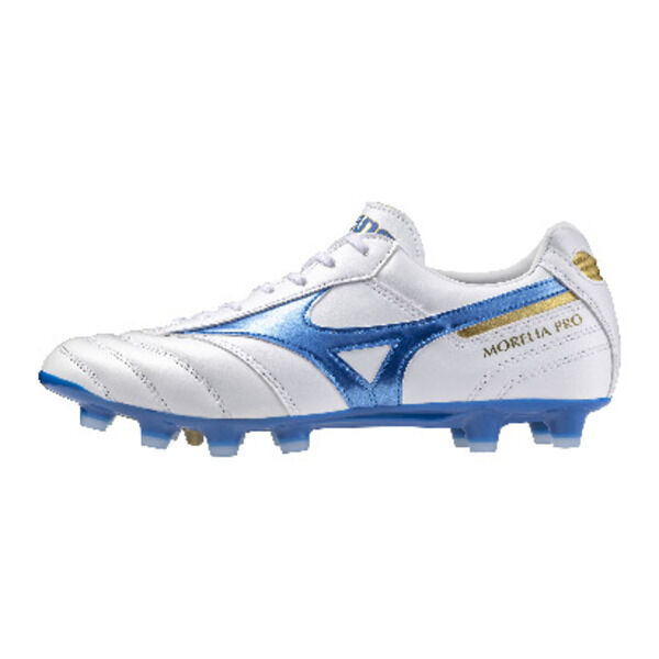 Mizuno Corporation Morelia Pro ( U ) FG Fussballschuhe weiß/blau 44