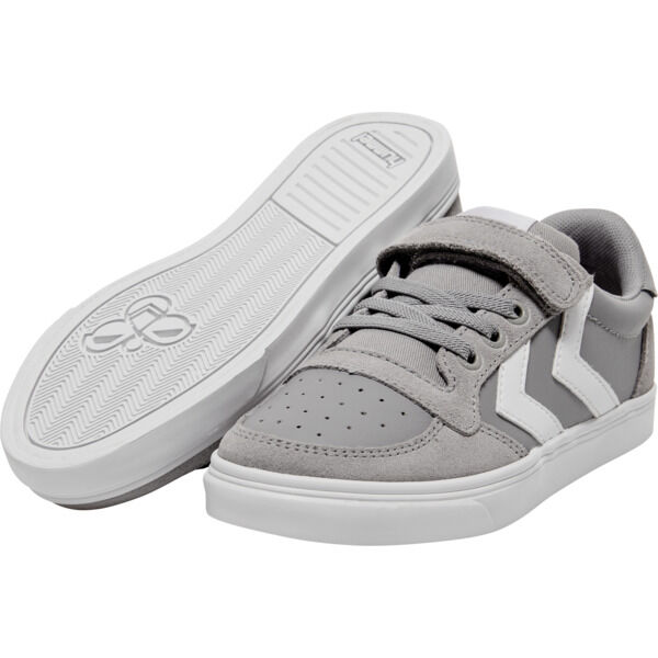 Hummel SLIMMER STADIL LEATHER LOW JR - ALLOY - 31