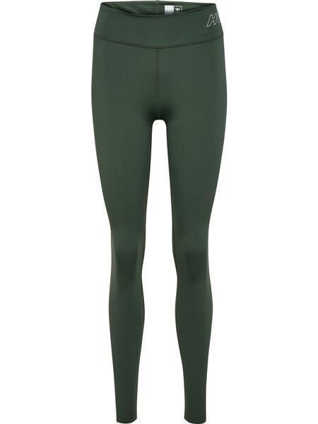 Hummel hmlTE FUNDAMENTAL MID WAIST TIGHTS - CLIMBING IVY - XS