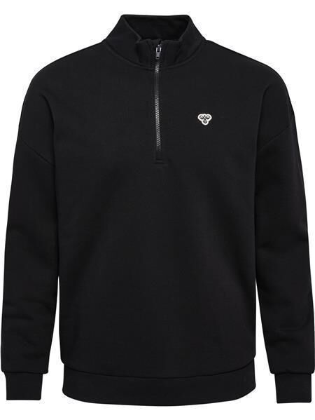 HUMMEL hmlLOOSE HALF ZIP  BEE - BLACK - M