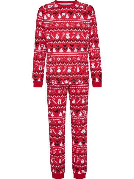 Hummel Chrismas Pyjamas Kinder rot 128