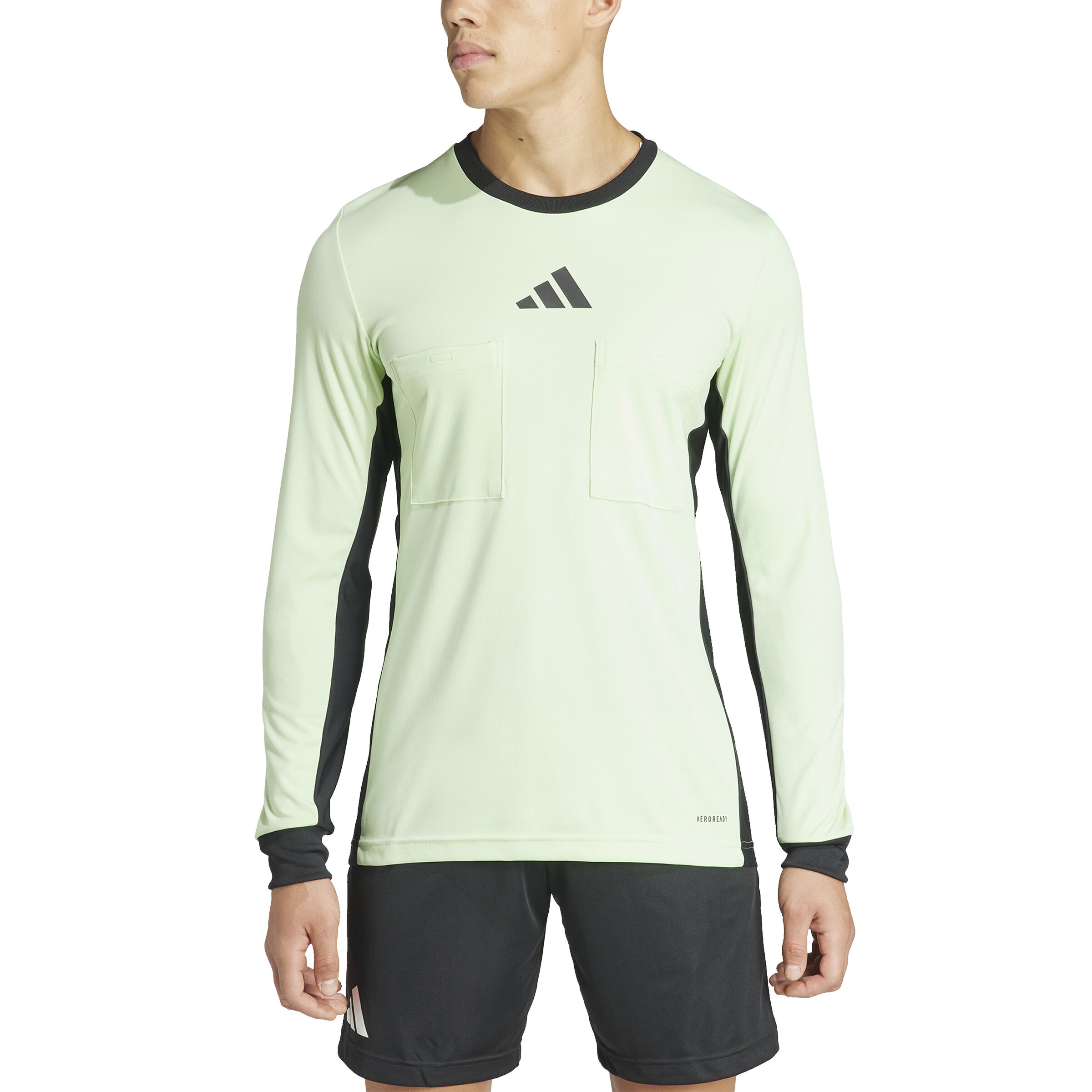 adidas Referee 24 Schiedsrichtertrikot langarm Semi Green Spark XL