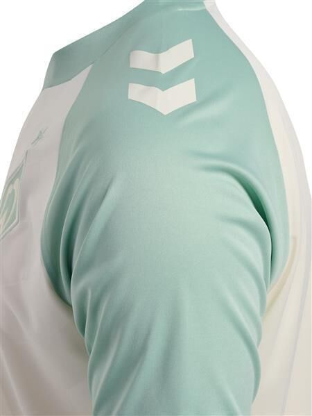 Hummel Werder Bremen Auswärtstrikot 2024/2025 Kinder MARSHMELLOW/SILT GREEN 140