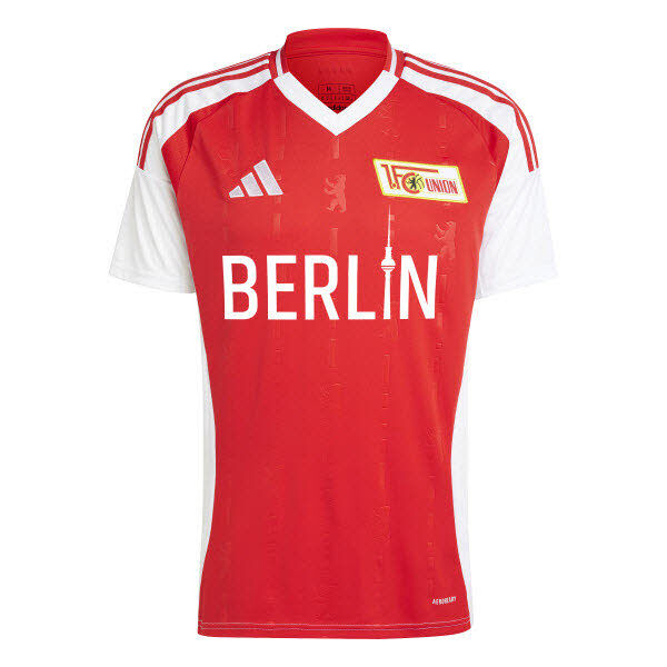 adidas 1.FC Union Berlin Heimtrikot Saison 2024/2025 Herren vivred/white S