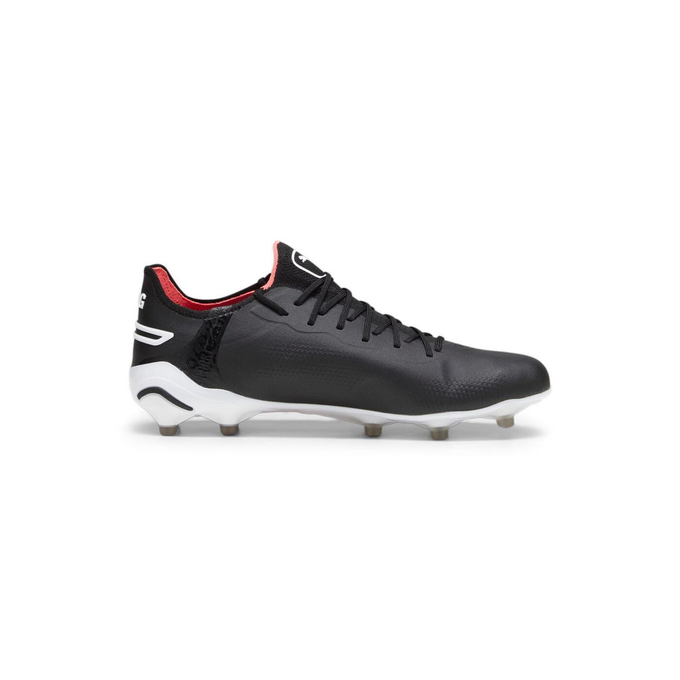 Puma King Ultimate FG/AG Fussballschuhe puma black-puma white-fire orchid 46