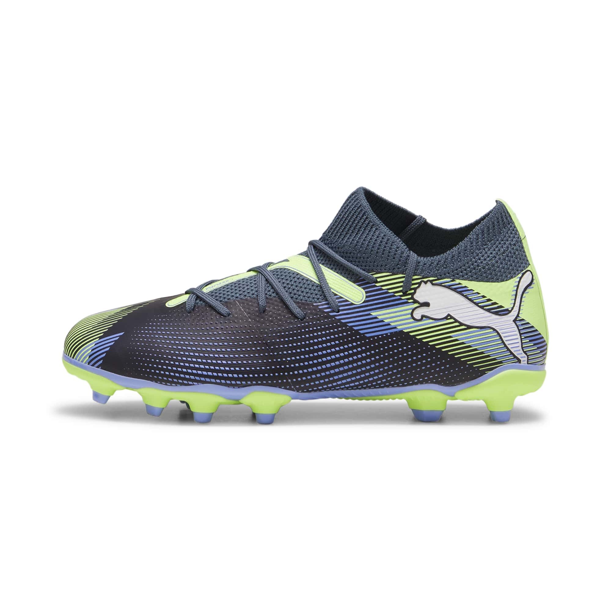 Puma Future 7 Match FG/AG Fussballschuhe Kinder gray skies-puma white-fizzy apple 30