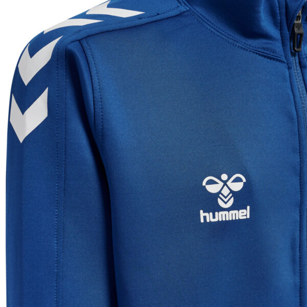 Hummel hmlCORE XK POLY ZIP SWEAT KIDS - TRUE BLUE - 140